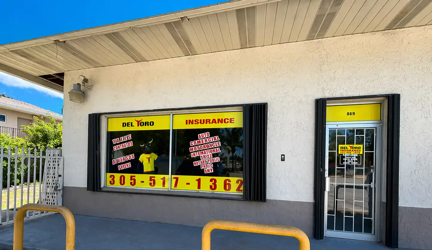 Del Toro Insurance office at 869 W Palm Dr, Florida City, FL 33034